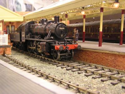 Ivatt Mogul stands in the bay